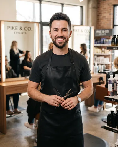 Portrait of Jordan Pike, senior stylist