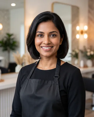Portrait of Priya Raman, spa therapist